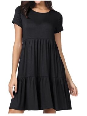 Levaca casual summer babydoll dress